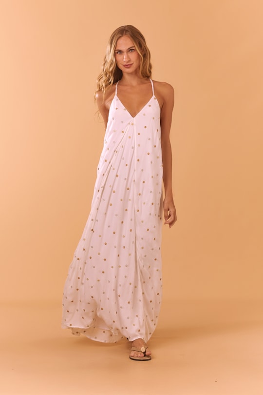Imagem do produto Vestido Alca Poa Lurex
