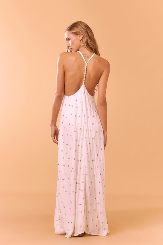 Imagem do produto Vestido Alca Poa Lurex