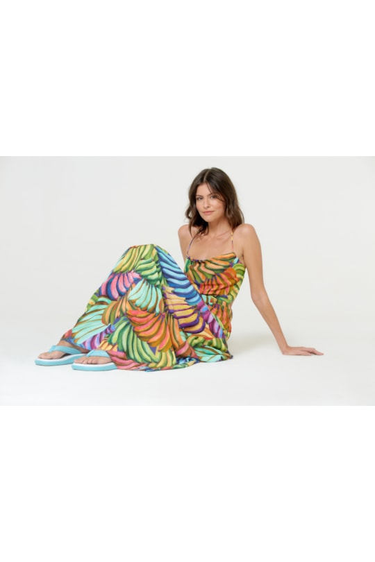 Imagem do produto Vestido Alca Recortes Banana Pop