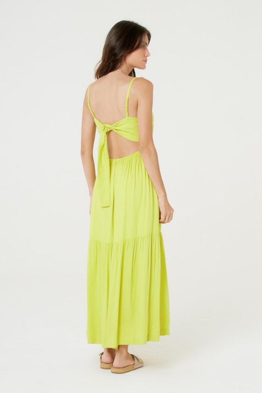 Imagem do produto Vestido Amarracao Costas Color