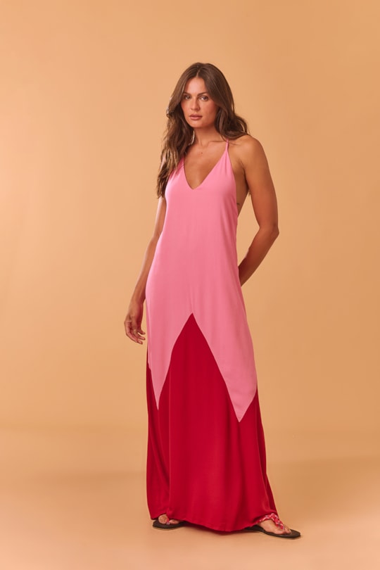 Imagem do produto Vestido Amplo Bicolor