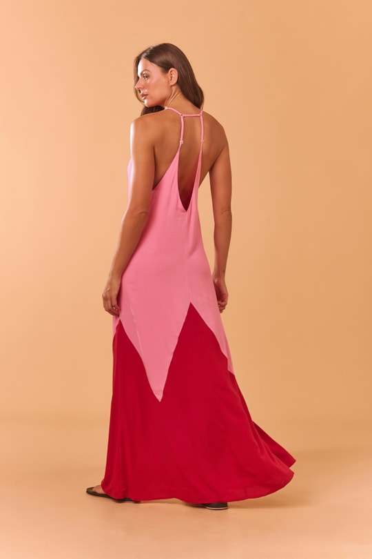 Imagem do produto Vestido Amplo Bicolor