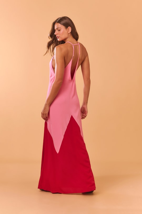 Imagem do produto Vestido Amplo Bicolor