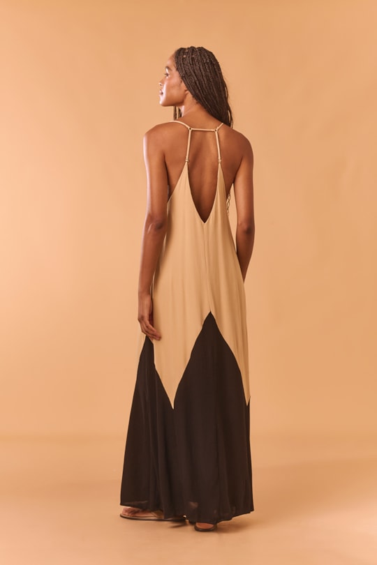 Imagem do produto Vestido Amplo Bicolor