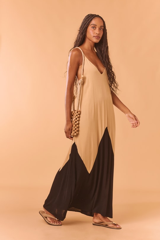 Imagem do produto Vestido Amplo Bicolor
