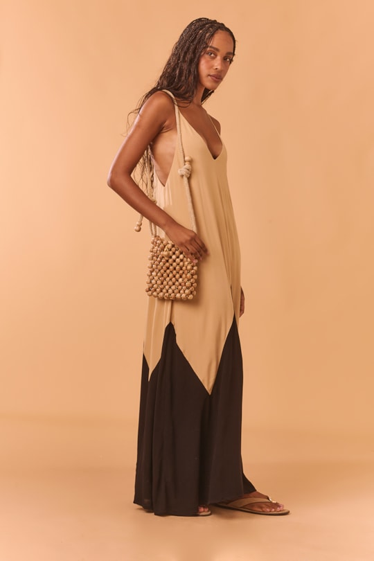 Imagem do produto Vestido Amplo Bicolor