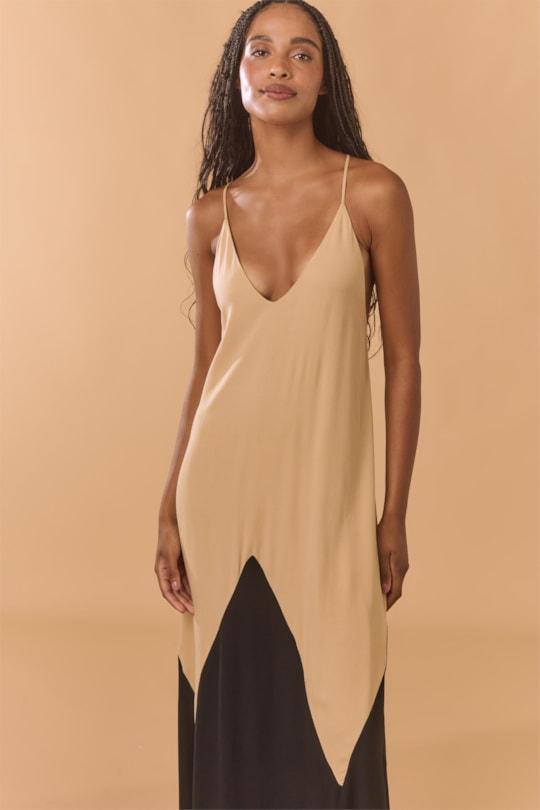 Imagem do produto Vestido Amplo Bicolor
