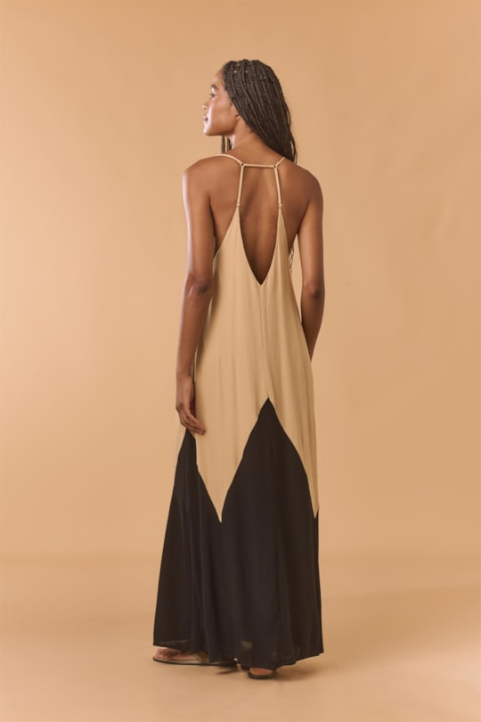 Imagem do produto Vestido Amplo Bicolor