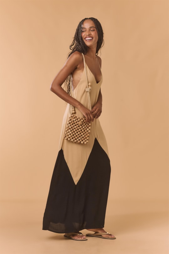 Imagem do produto Vestido Amplo Bicolor