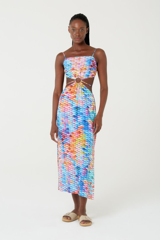 Imagem do produto Vestido Argola Escama