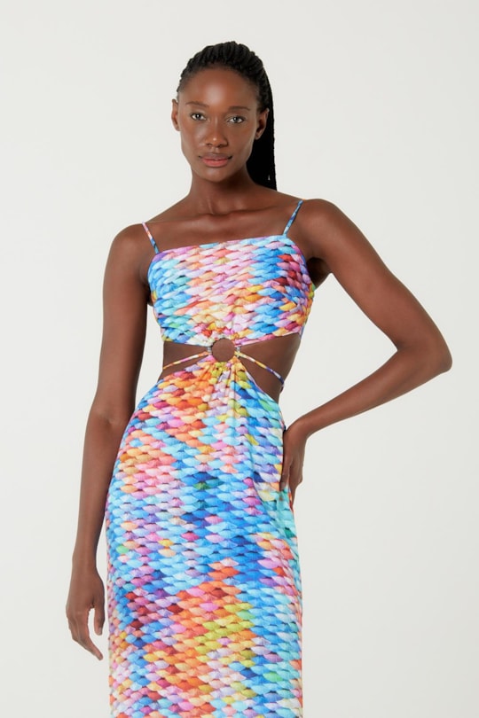 Imagem do produto Vestido Argola Escama