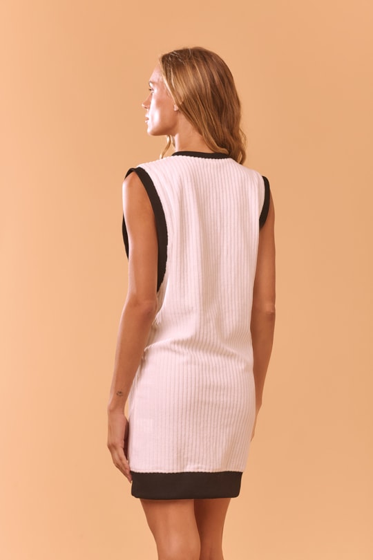 Vestido Atoalhado Rib