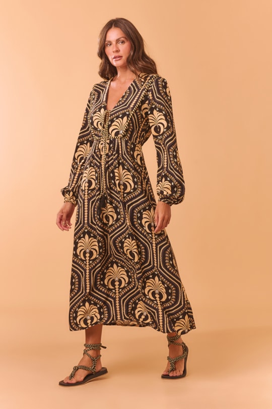 Imagem do produto Vestido Bata Detalhe Palmeiral