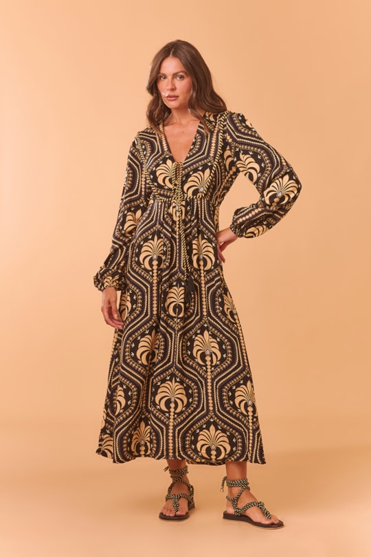 Imagem do produto Vestido Bata Detalhe Palmeiral
