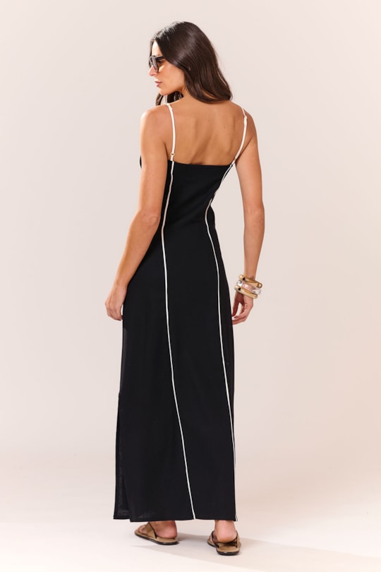 Imagem do produto Vestido Bicolor Fendas Sophie (Saiu)