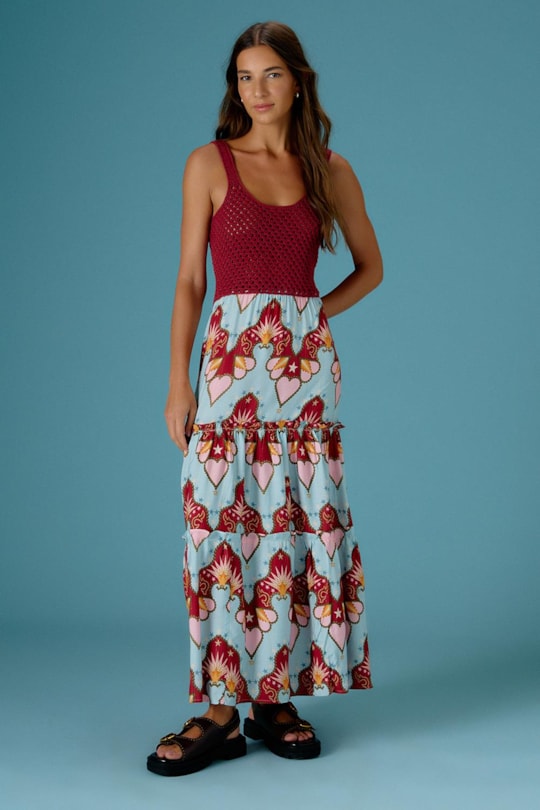 Imagem do produto Vestido Blusa Crochet Country