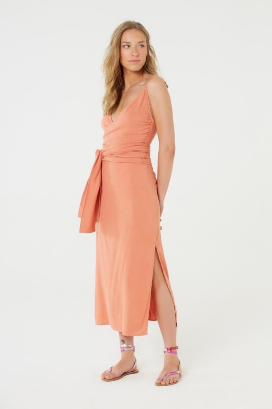 Imagem do produto Vestido Blusa Transpasse Frente Color