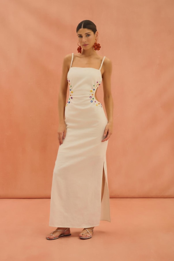 Vestido Bordado Luck