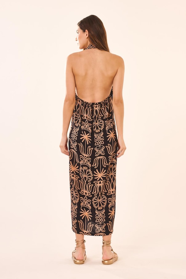 Vestido Chemise Frente Unica Aina (Pre)