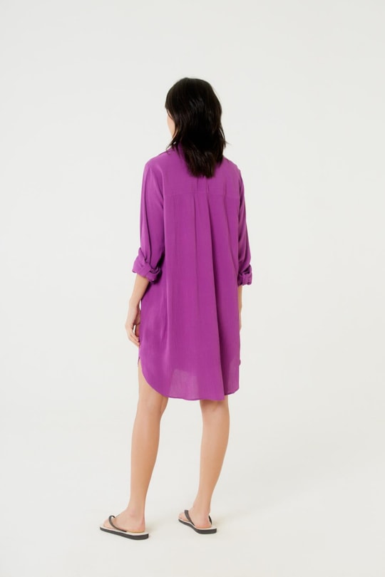 Imagem do produto Vestido Chemise Leila Bordado Abelha