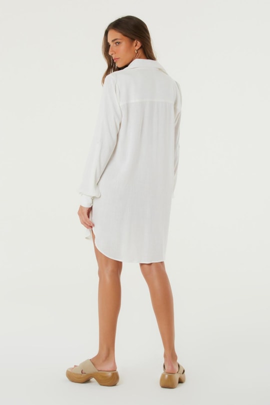 Imagem do produto Vestido Chemise Leila Bordado Lua e Sol