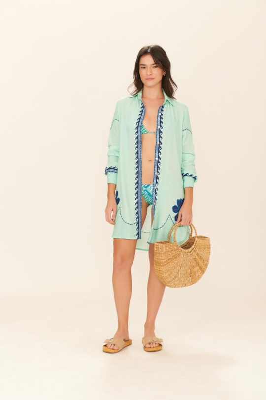 Imagem do produto Vestido Chemise Leila Loc Pescado