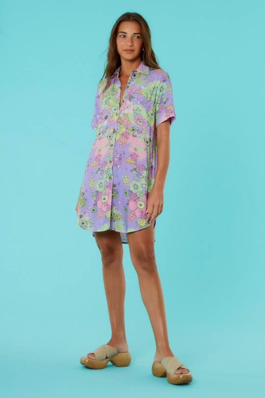 Imagem do produto Vestido Chemise Luana Mg Curta Encanto