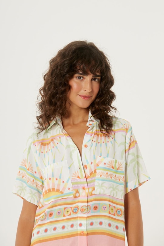 Imagem do produto Vestido Chemise Luana Saudacao Ao Sol