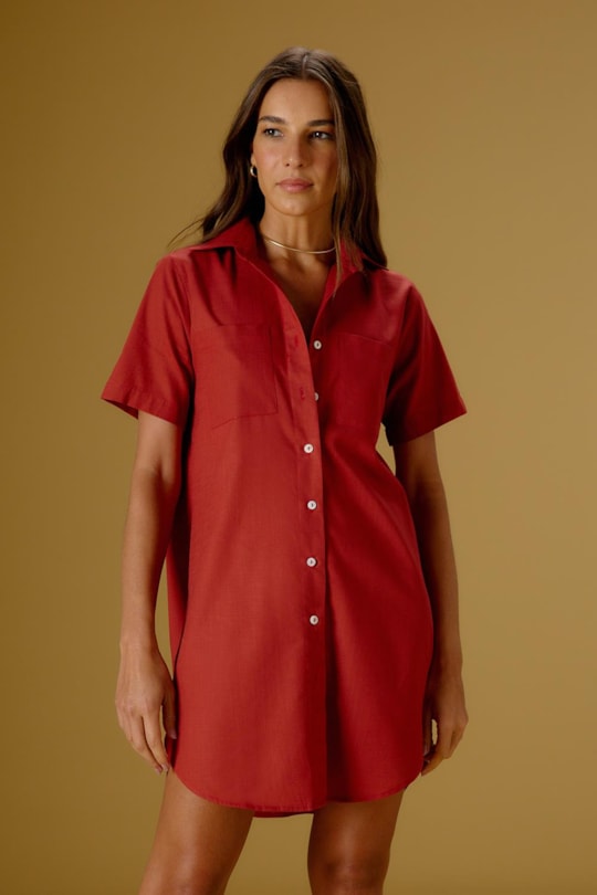 Imagem do produto Vestido Chemise Luana Terra