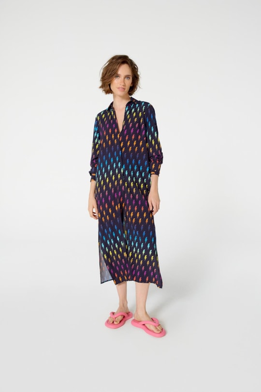 Imagem do produto Vestido Chemise Maite Raios Degrade