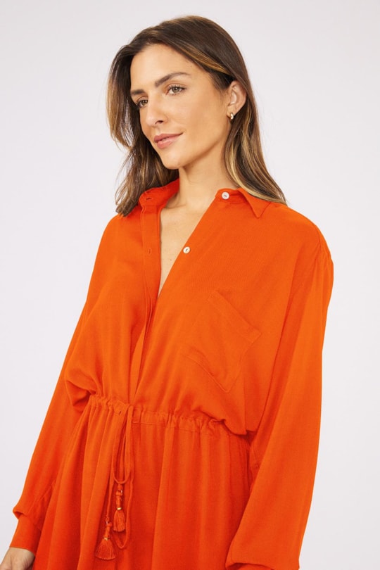 Imagem do produto Vestido Chemise Salima Liso Color Inv25