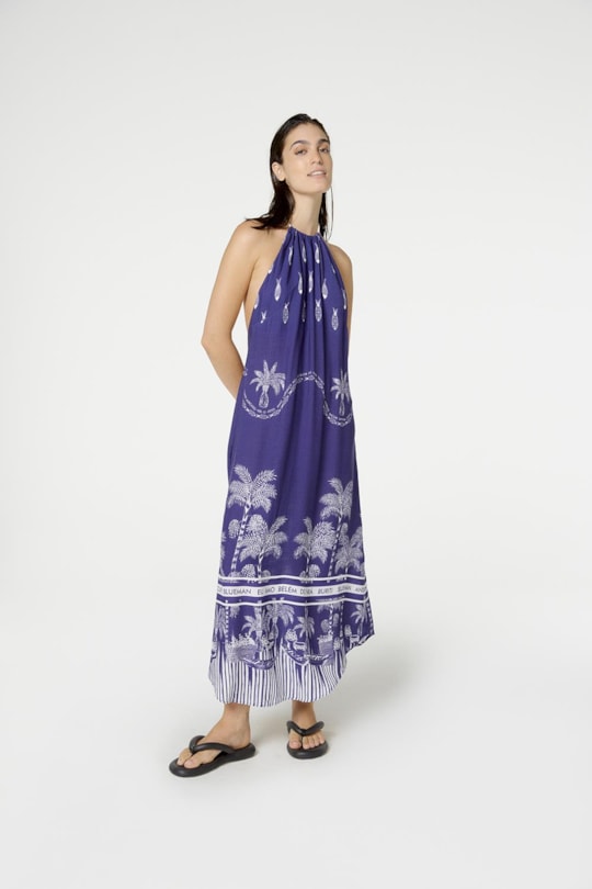 Imagem do produto Vestido Chocker Acaizeiro Barrado