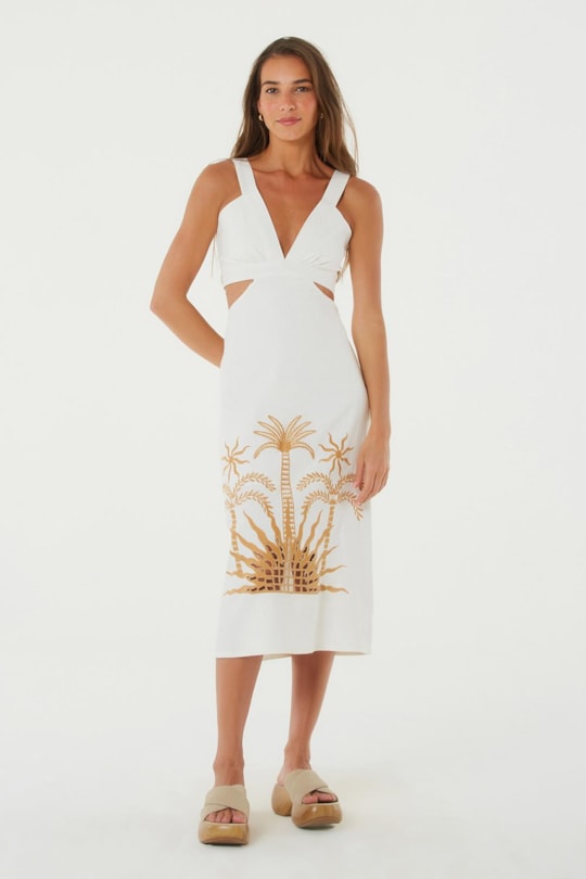 Imagem do produto Vestido Chocker Cropped Localizado Solar