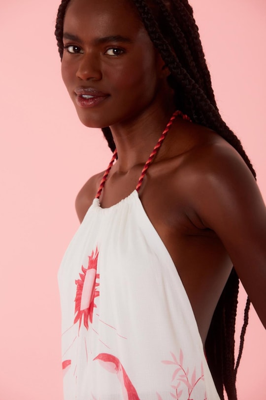 Imagem do produto Vestido Chocker Cropped Localizado Solar