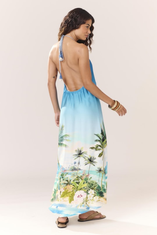 Imagem do produto Vestido Choker Barrado Havai Rio