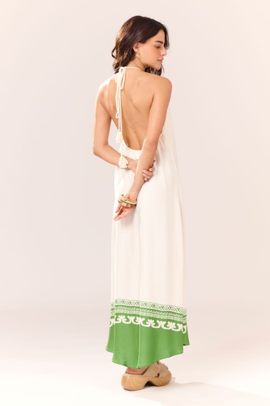 Imagem do produto Vestido Choker Loc Batik Verde