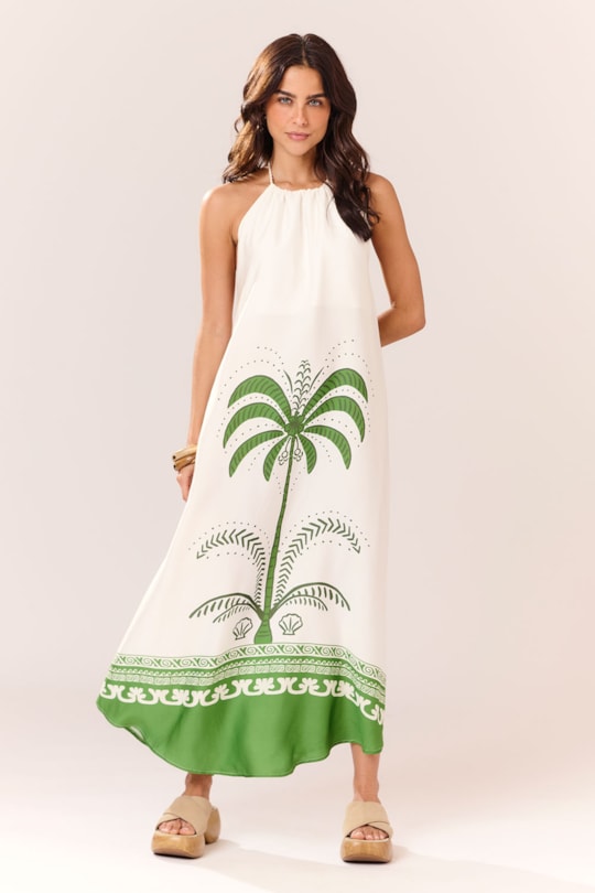 Imagem do produto Vestido Choker Loc Batik Verde