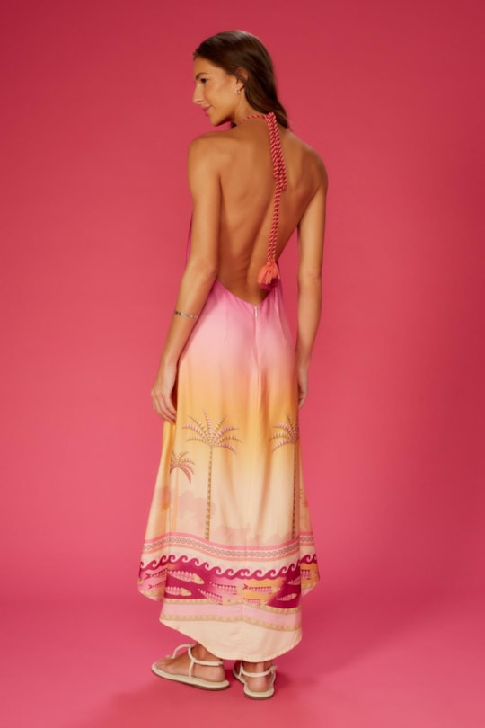 Imagem do produto Vestido Choker Loc Delirium Tropicalis