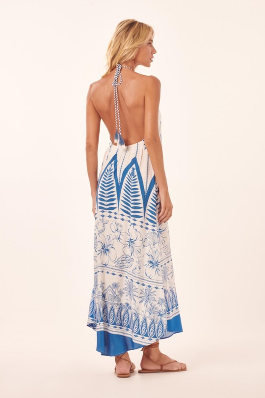 Vestido Choker Loc Luau