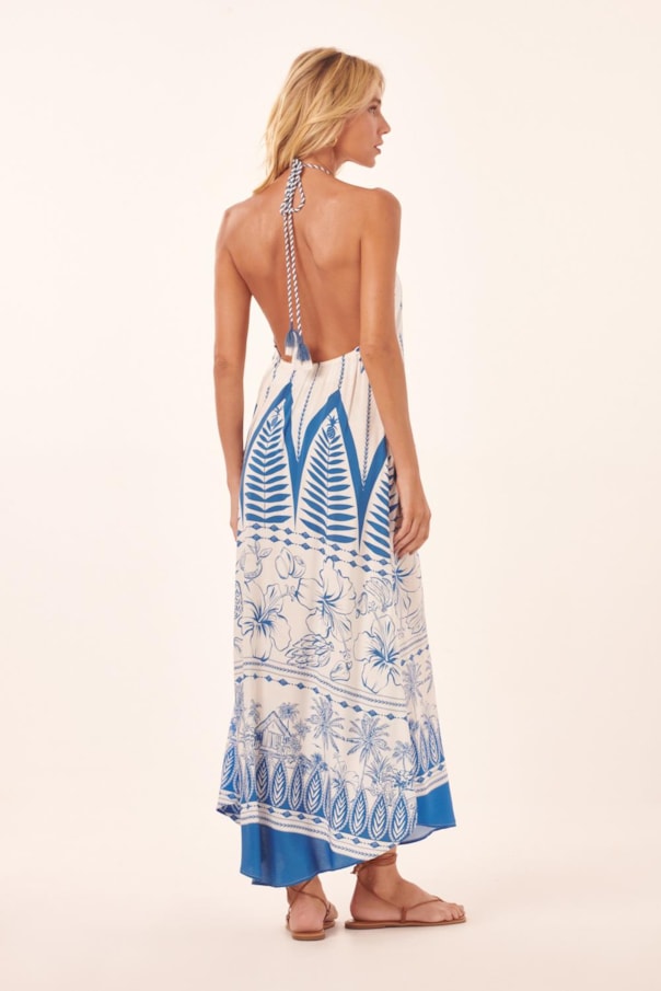 Vestido Choker Loc Luau