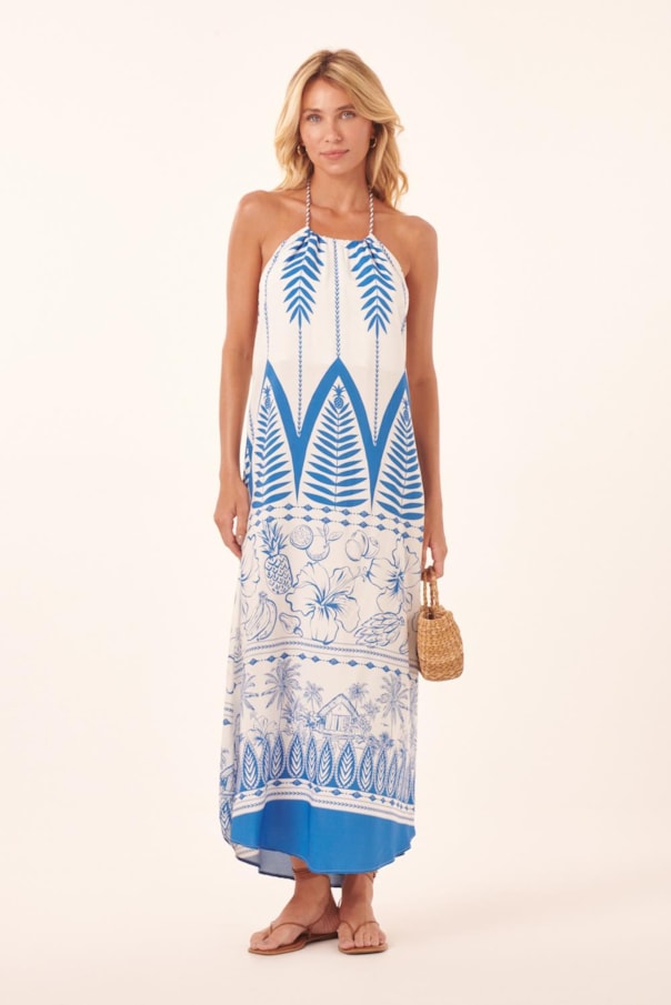 Vestido Choker Loc Luau