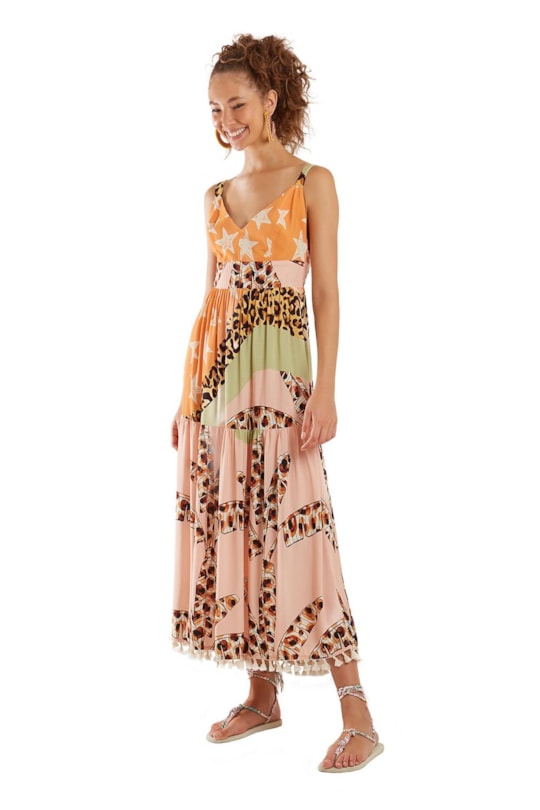 Imagem do produto Vestido Cropped Bordado Caiada