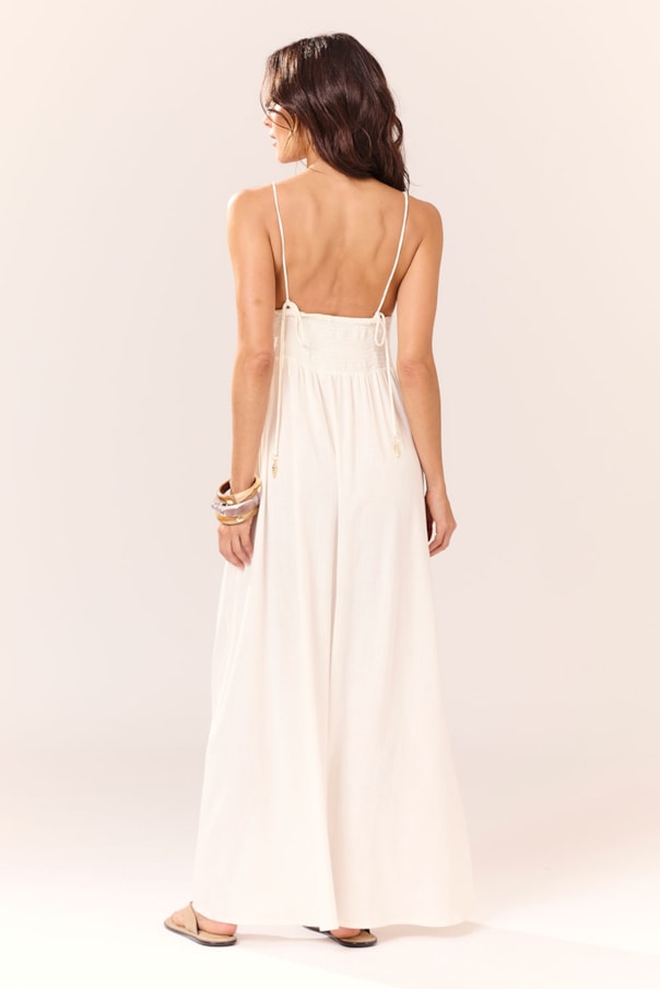 Vestido Cropped Bordado Nahi