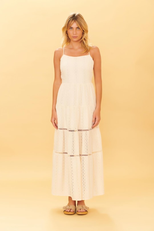 Vestido Cropped Entremeio Laise