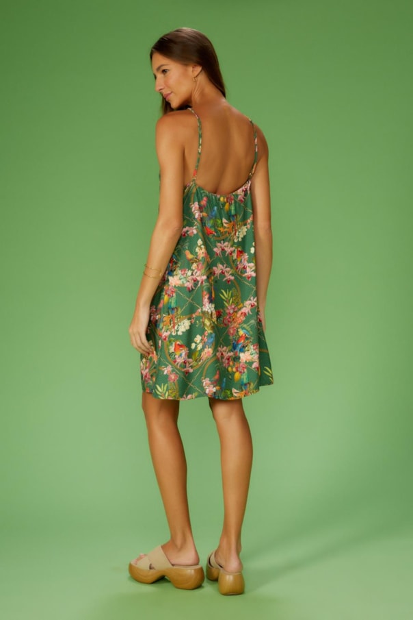 Vestido Curto Alca Corrente Ring Tropic