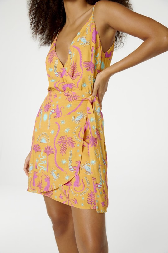 Imagem do produto Vestido Curto Carla Morocco Laranja