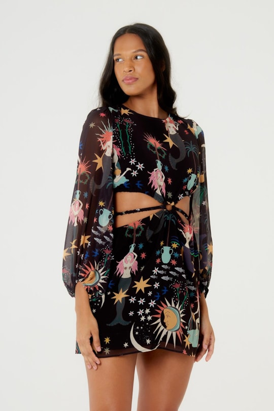 Imagem do produto Vestido Curto Detalhe Mistica