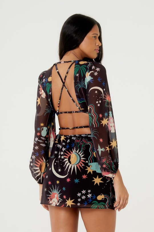 Imagem do produto Vestido Curto Detalhe Mistica
