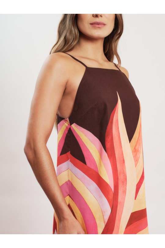 Imagem do produto Vestido Curto Loc Sol Liso