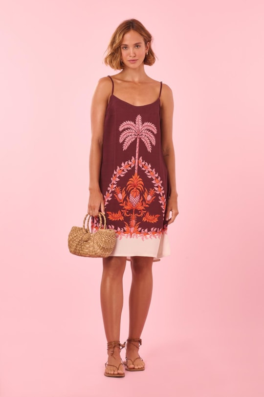 Imagem do produto Vestido Curto Mikaela Loc Cult Flower